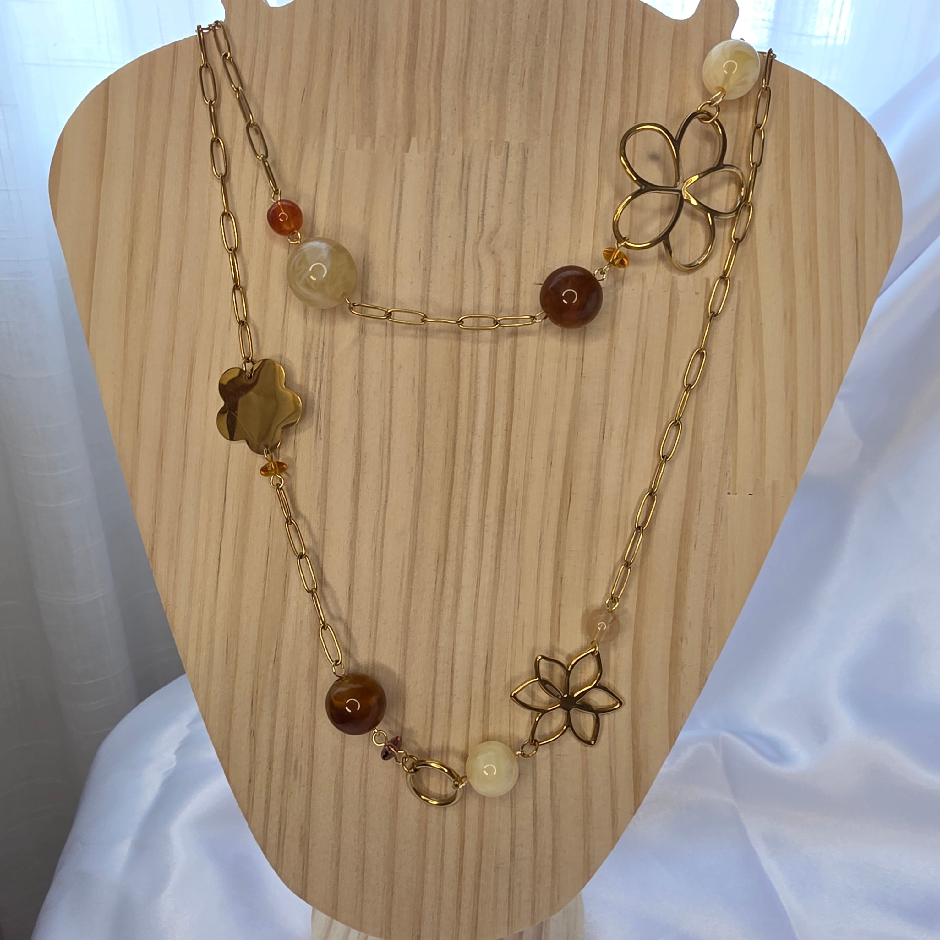 Collier double ou sautoir Melinda