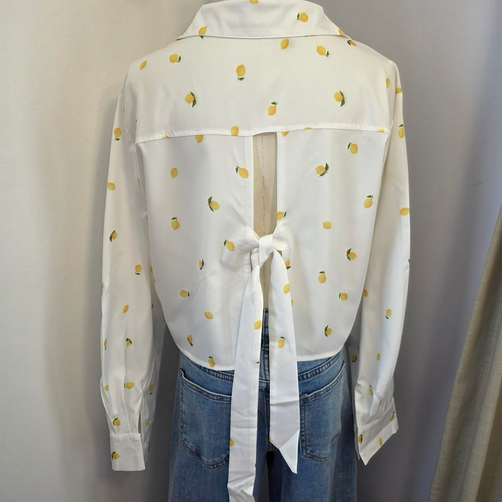 Chemise Citron - Dos noué