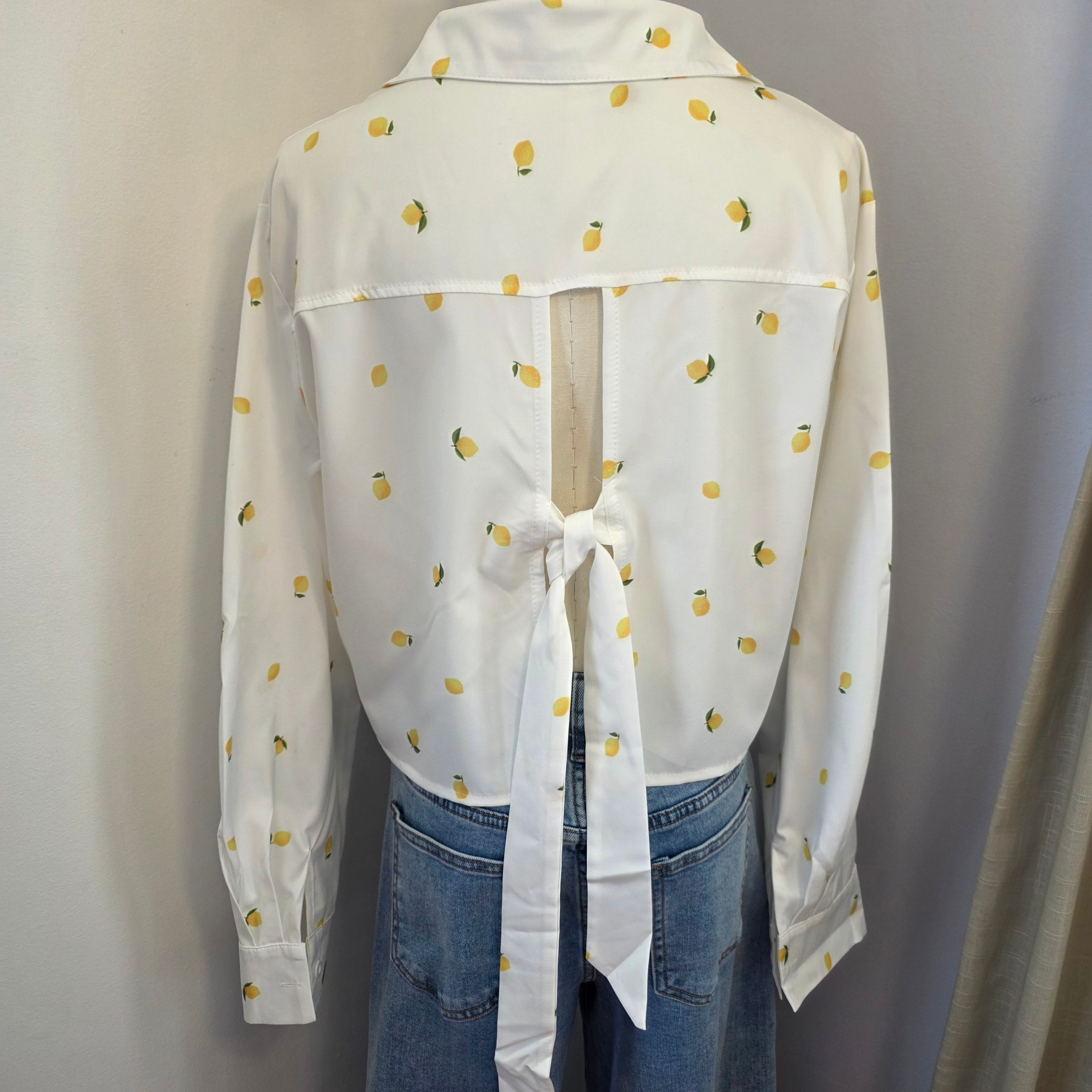 Chemise Citron - Dos noué