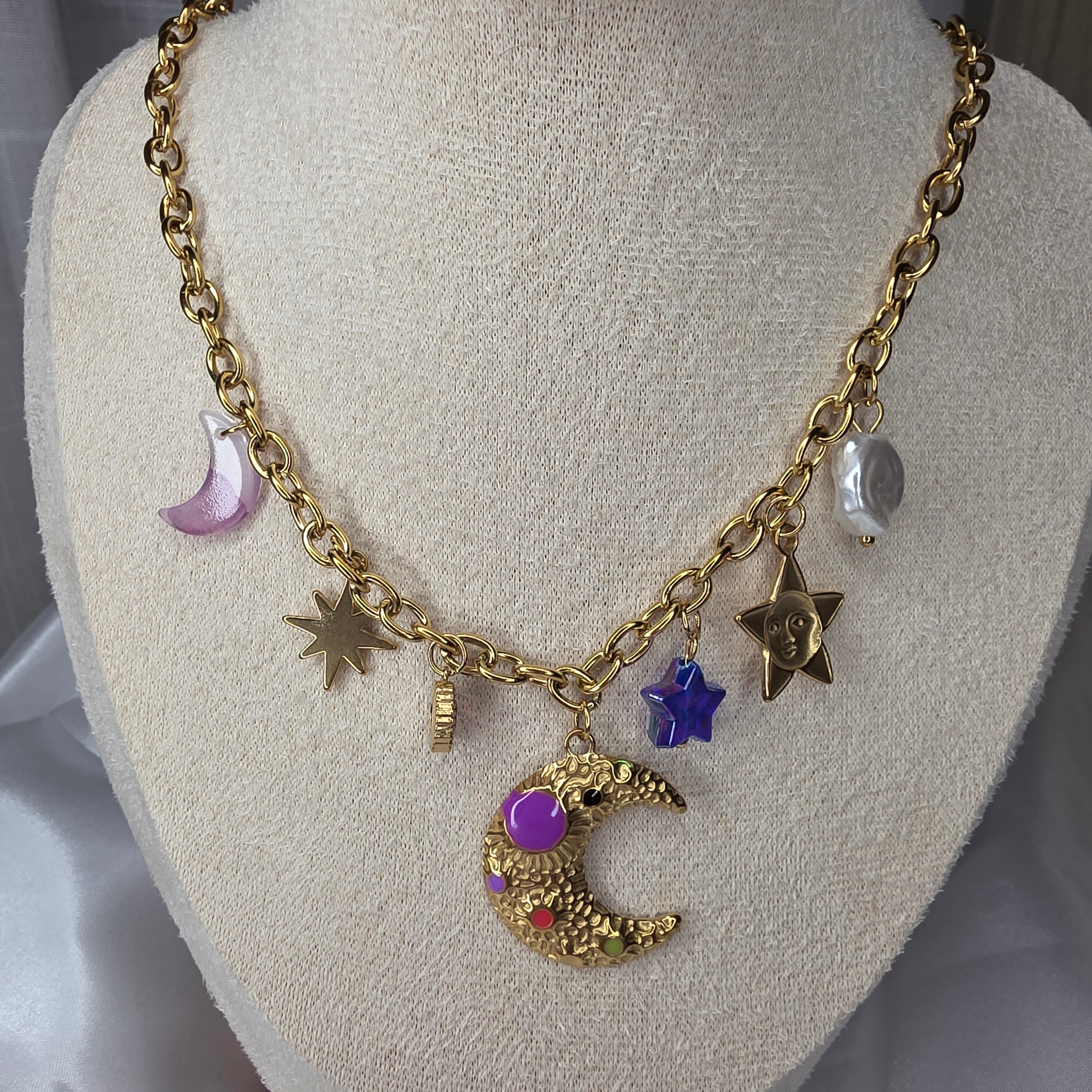 Collier Lunéa coloré