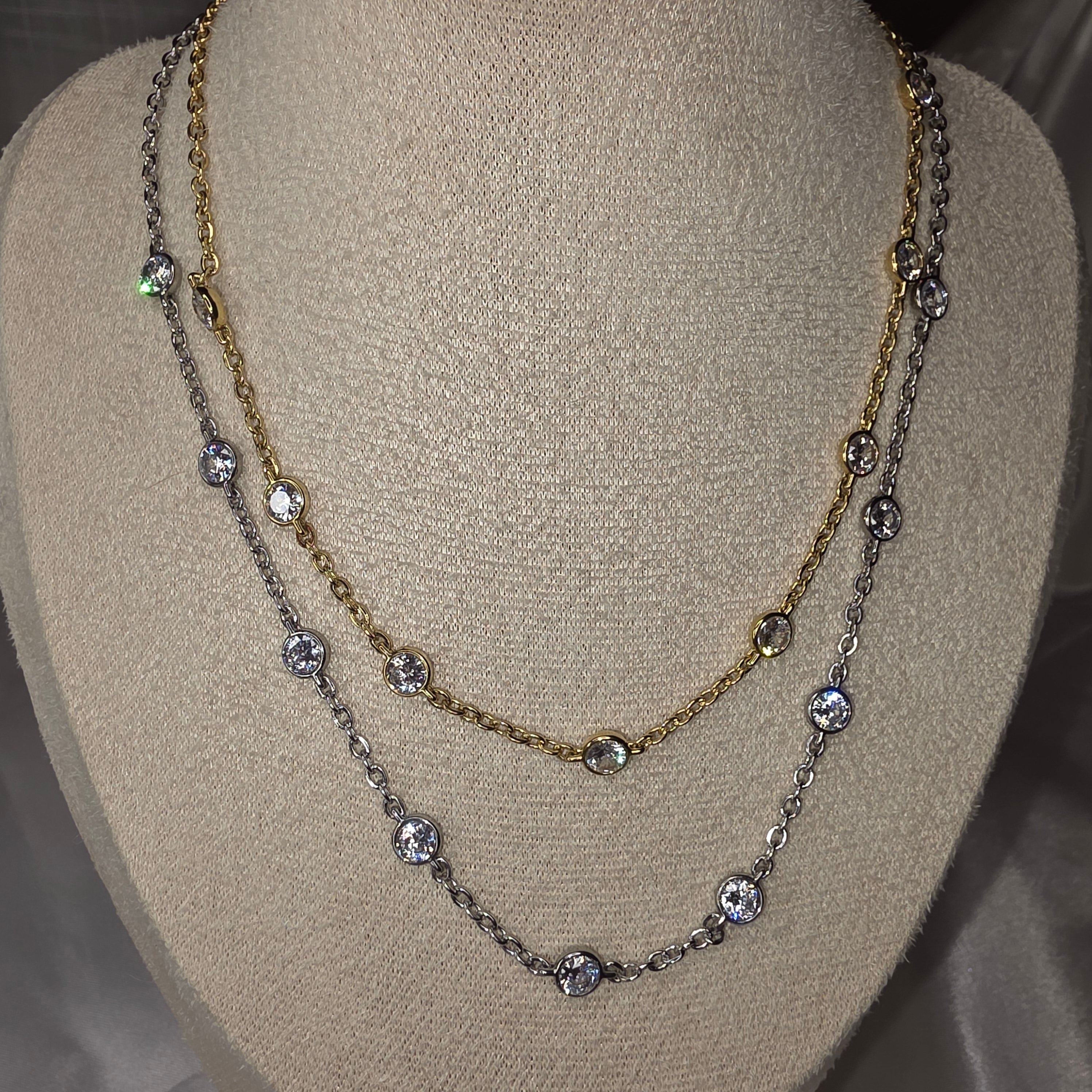 Collier strass Cassandra