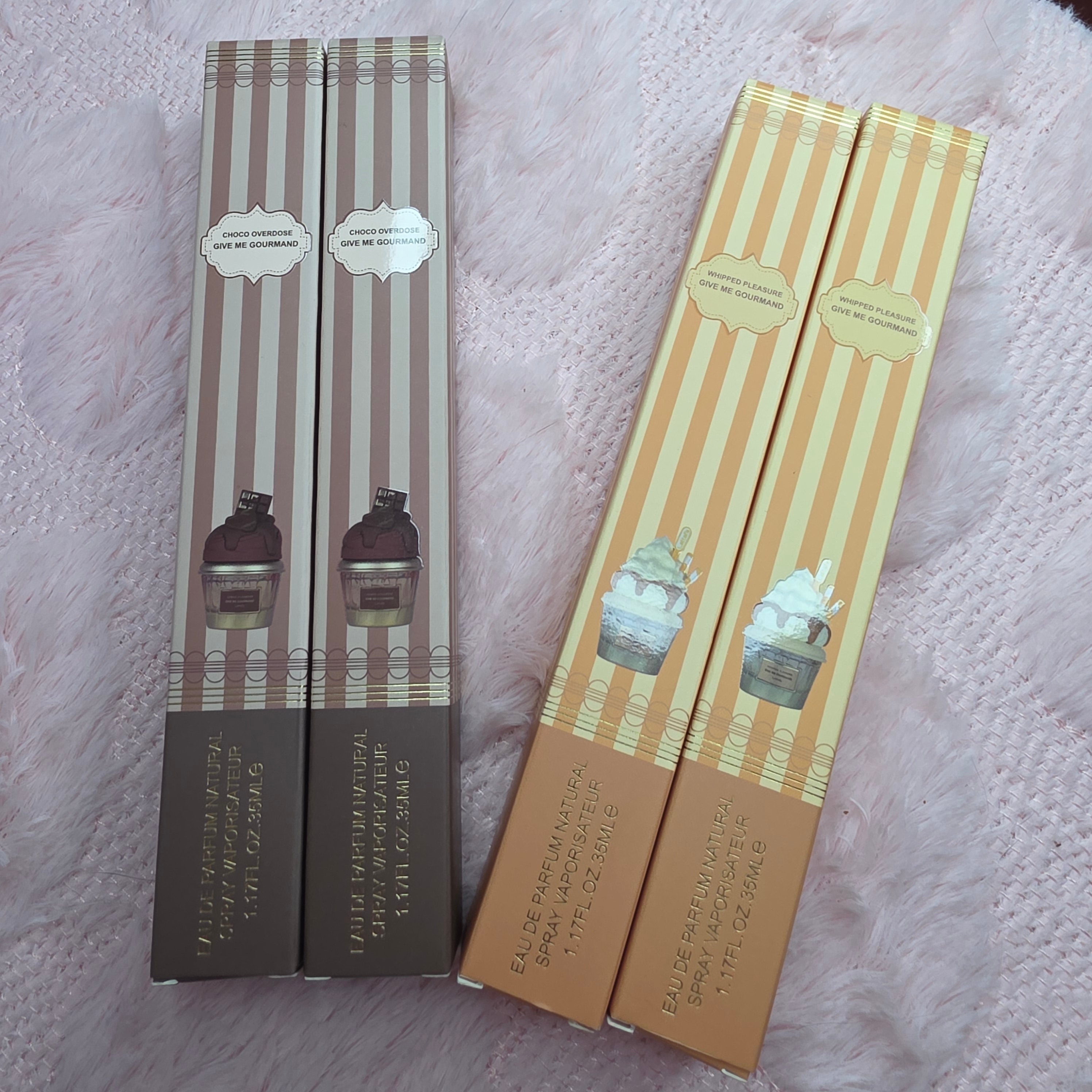 Parfums Gourmands Chocolat ou Chantilly vanille