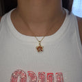 Collier Anti-Stress Fleur Royale Rose