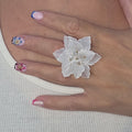 Anillo Cristalino Blanco
