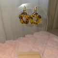 Boucles d'oreilles Flowers Léopard