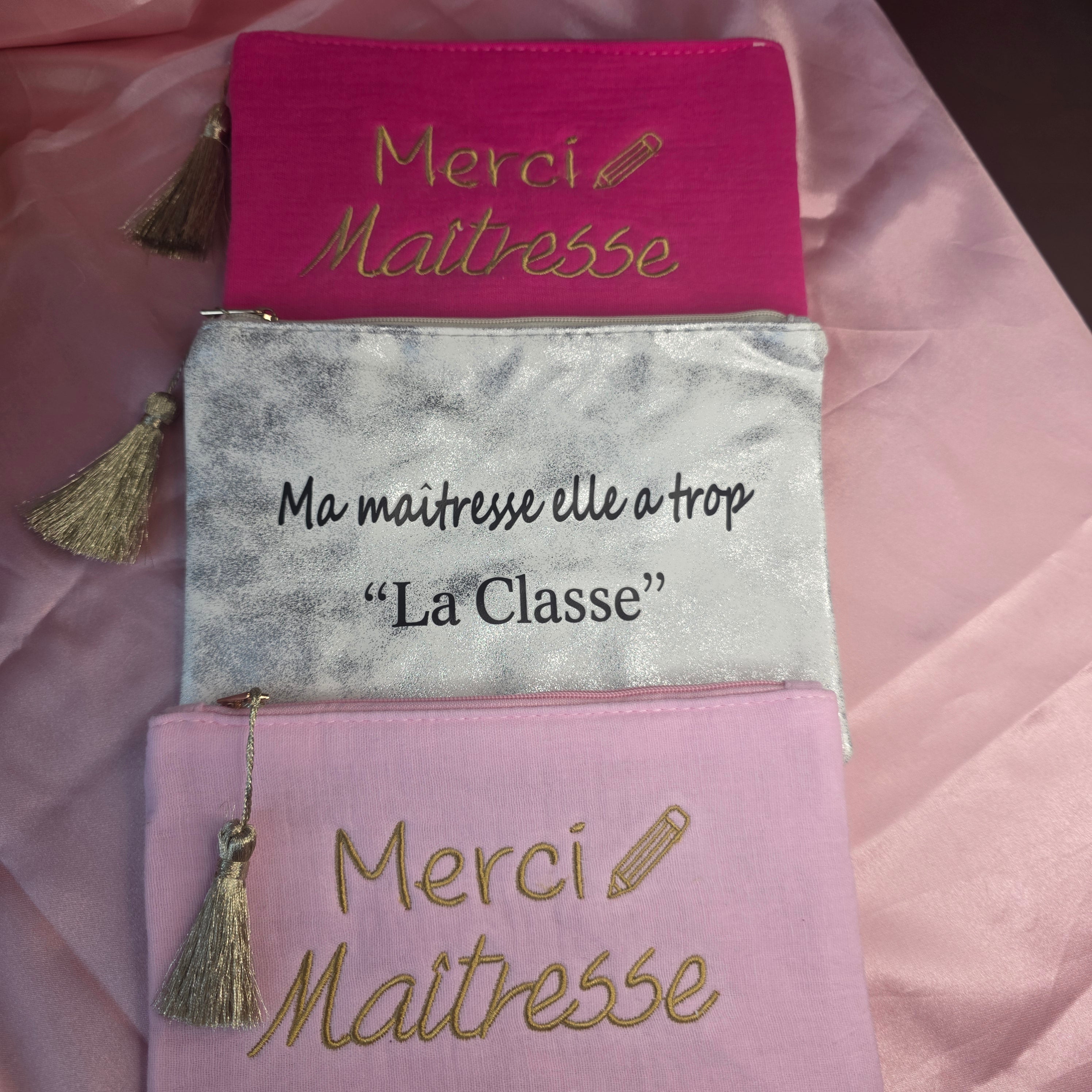 Pochettes cadeaux Maîtresse
