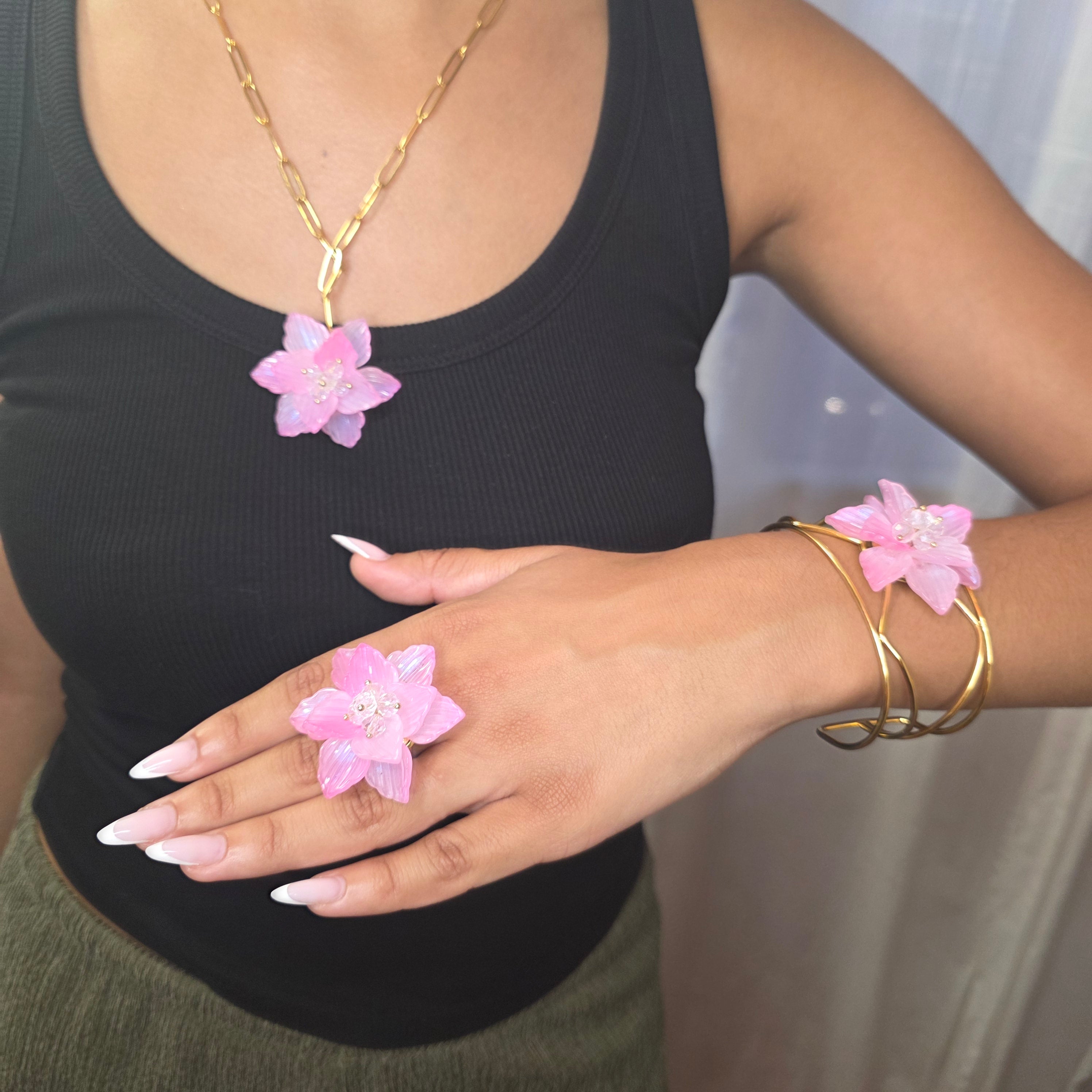 Bracelet Cristalline Rose