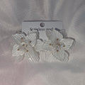 Boucles d'oreilles Cristalline Blanche