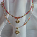Collier Soleil Bohème Rose