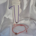 Bracelet de cheville cordon pierre naturelle