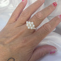Bague élastique fleur