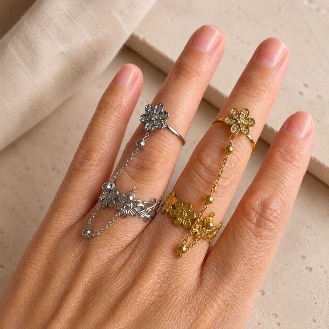 Bague chaîne