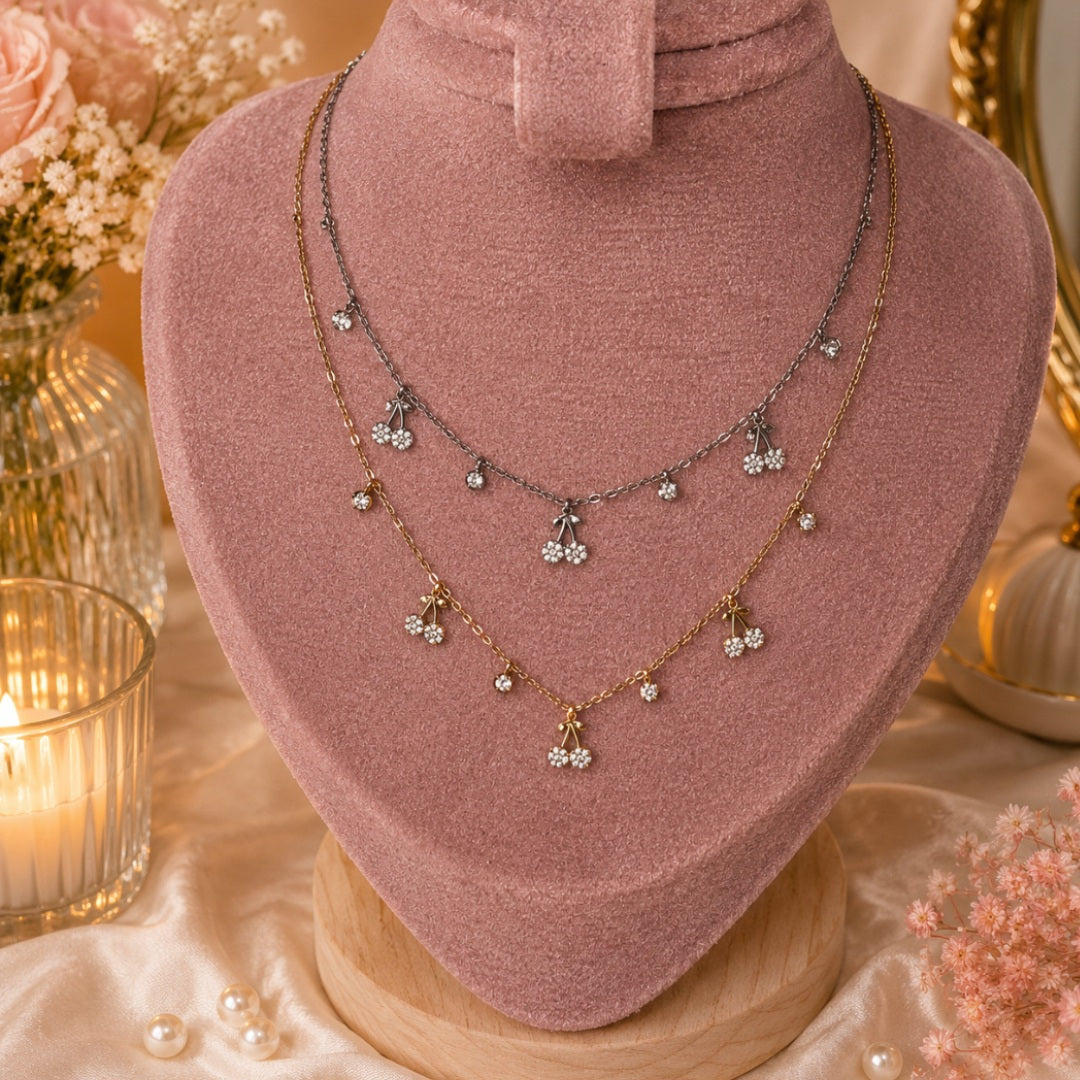 Collier Multi Cerises
