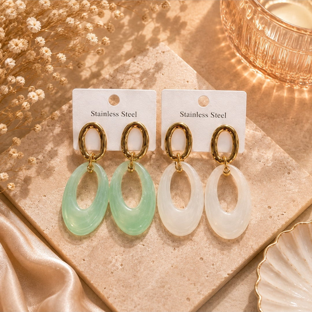 Boucles d'oreilles Ovales