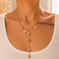 Collier Jardin Romantique Rose