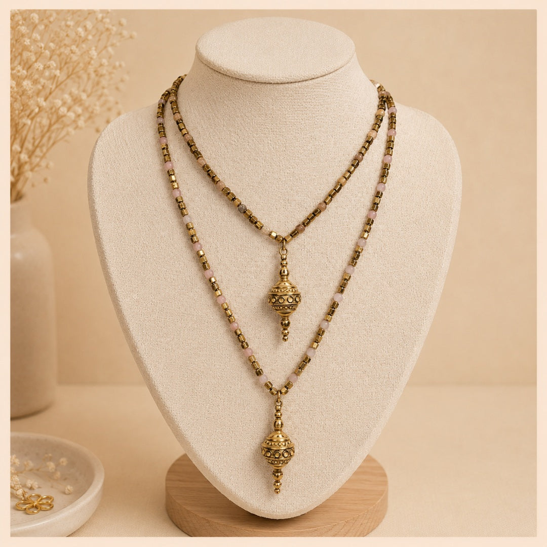Collier Pierres naturelles impérial