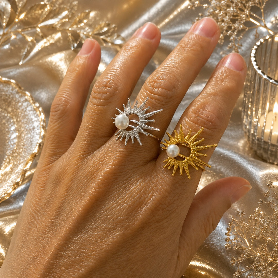 Bague Soleil Perle