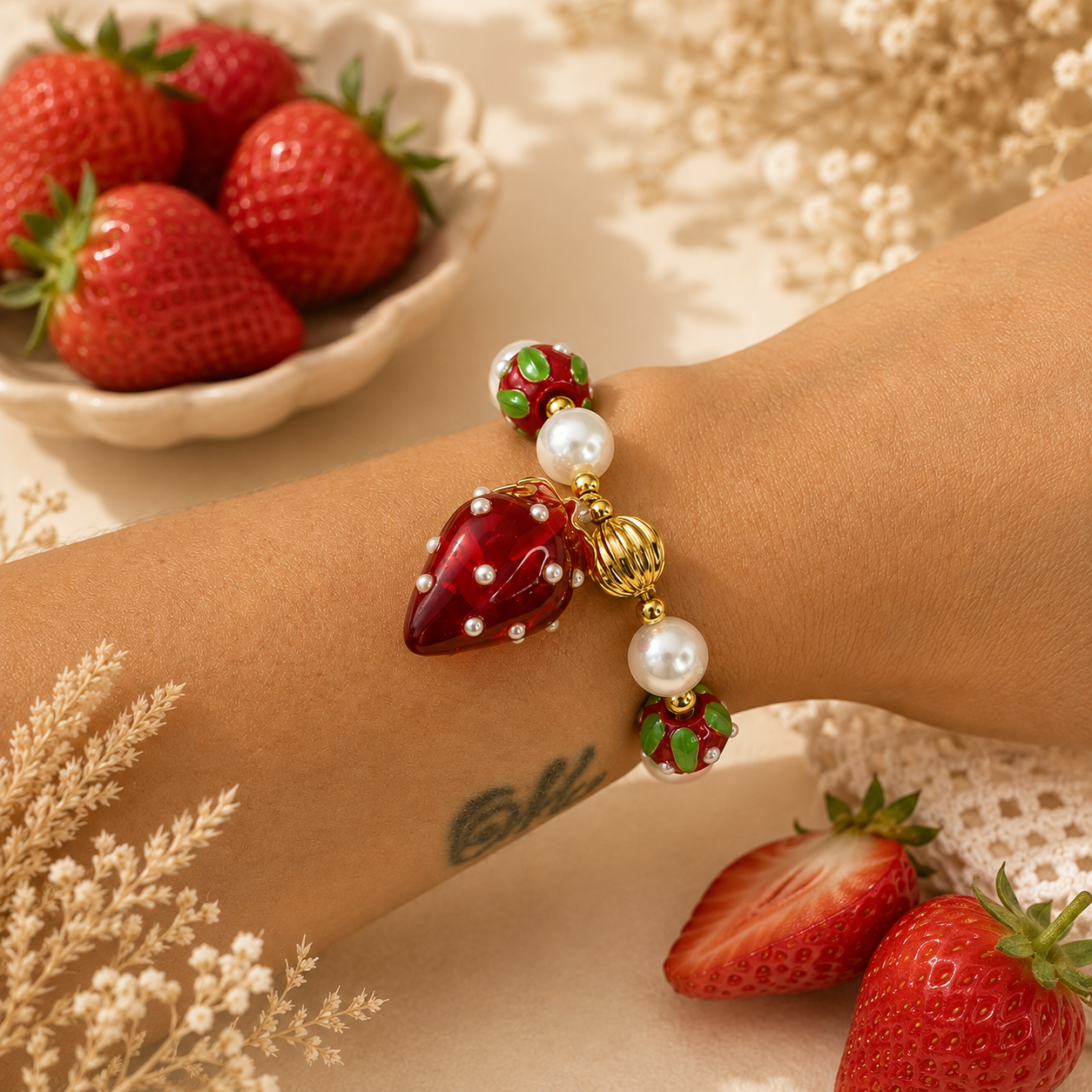 Bracelet Fraise