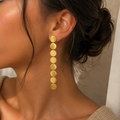 Boucles d'oreilles Éclipse dorée