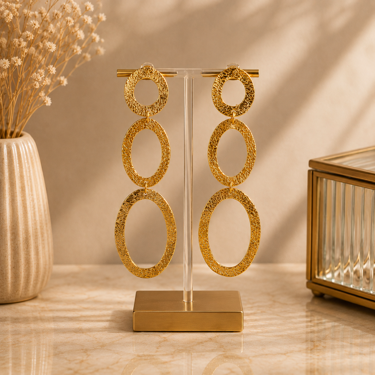 Boucles d'oreilles Dahlia