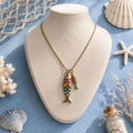 Collier Maman et bébé Sardines