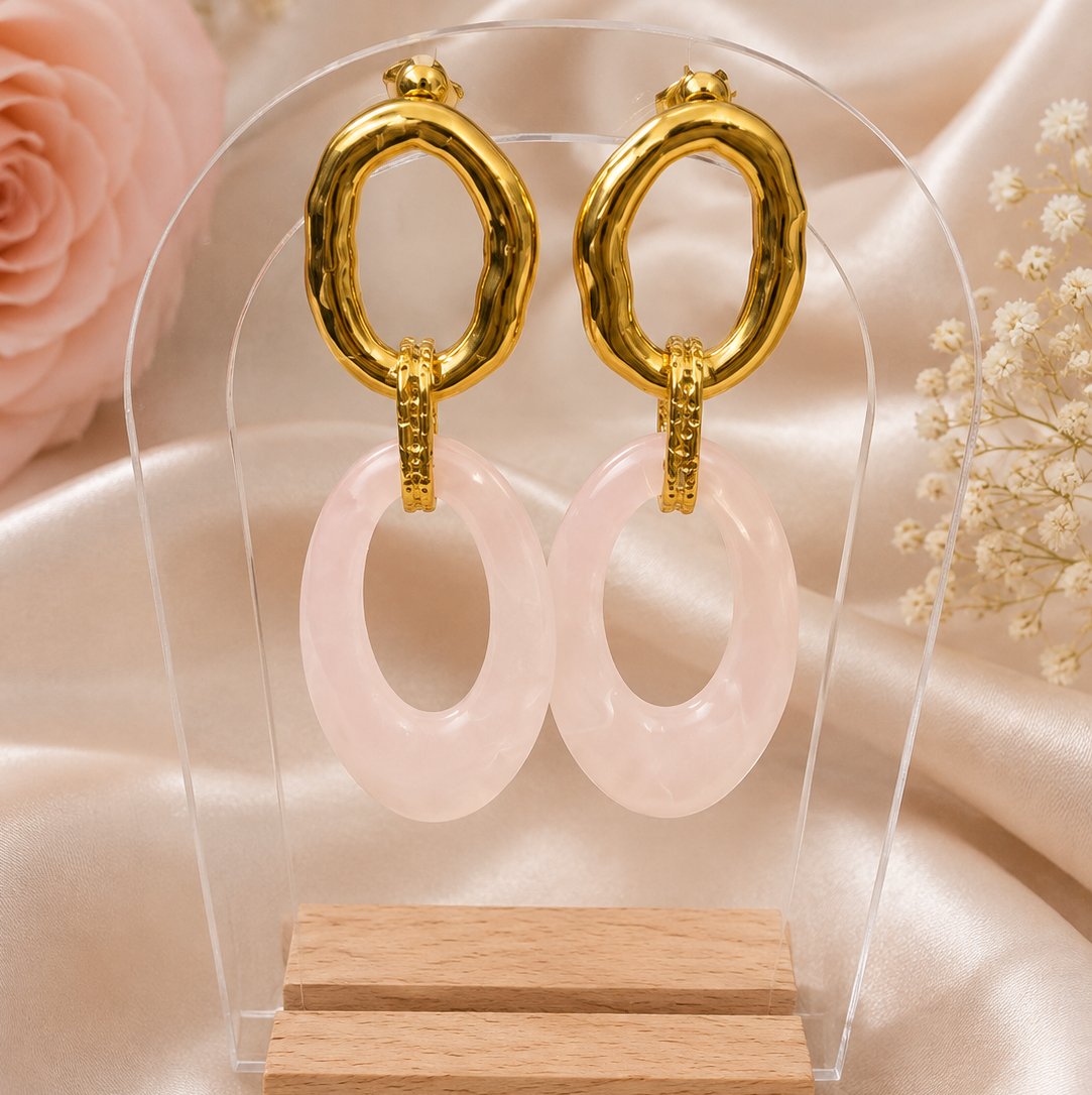 Boucles d'oreilles Ovales