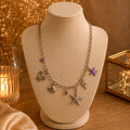 Collier Étoile de Mer Violet