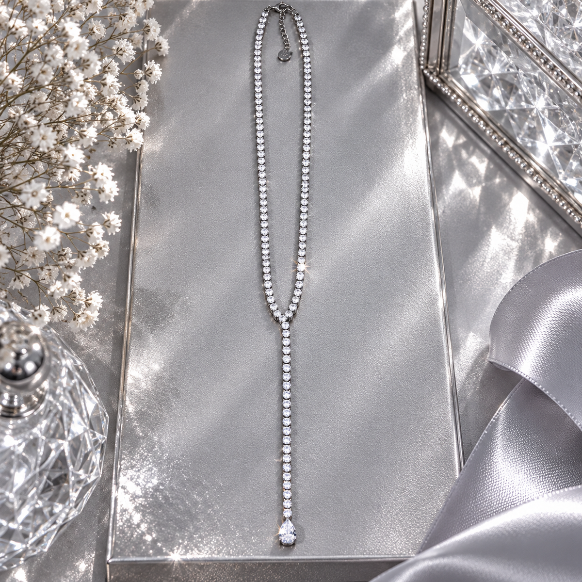 Collier Y Strass Tressie