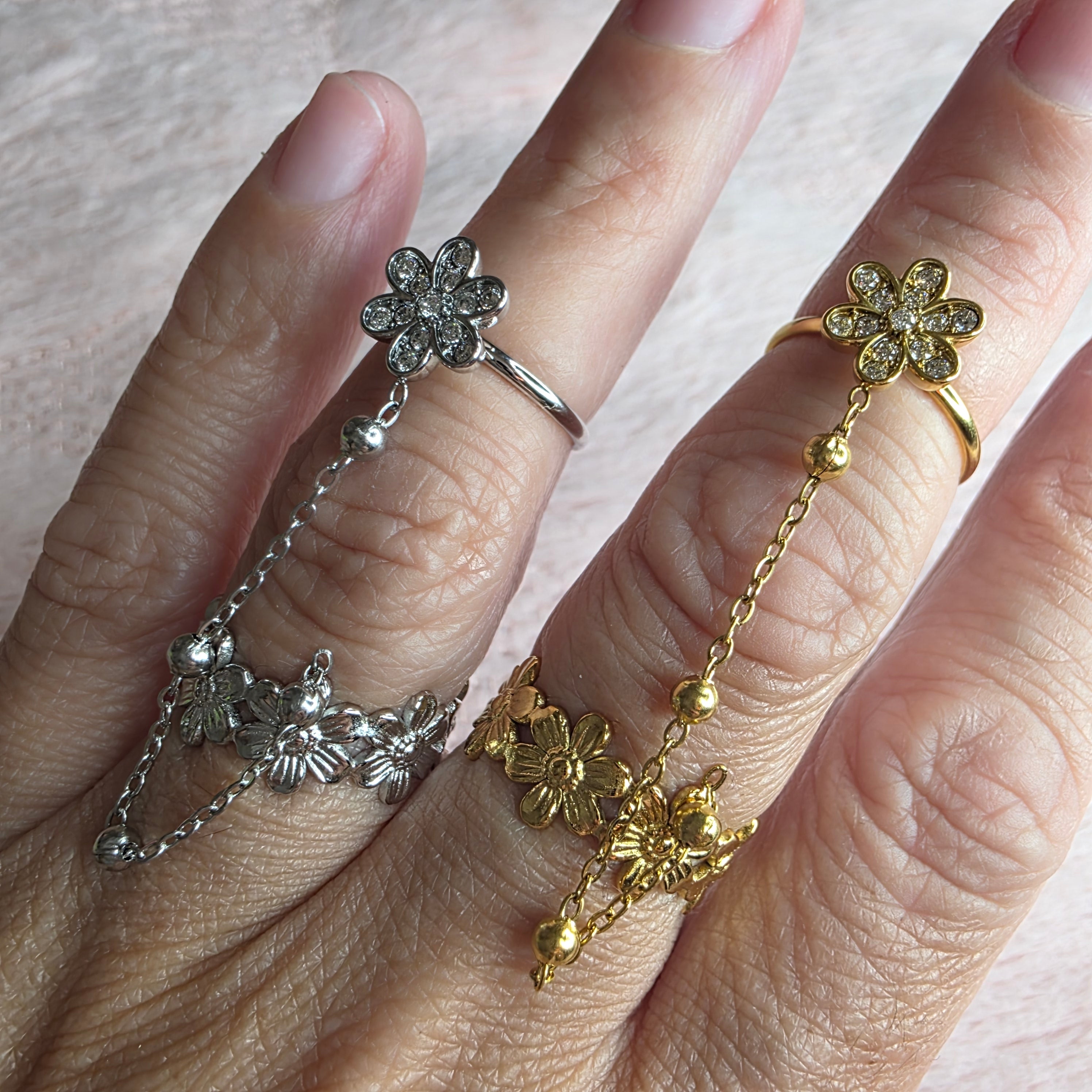 Bague chaîne