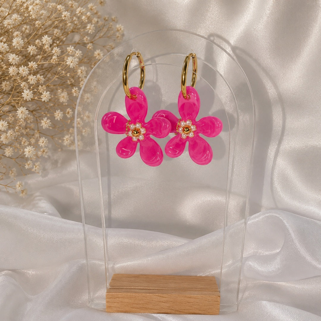 Boucles d'oreilles Fleurs