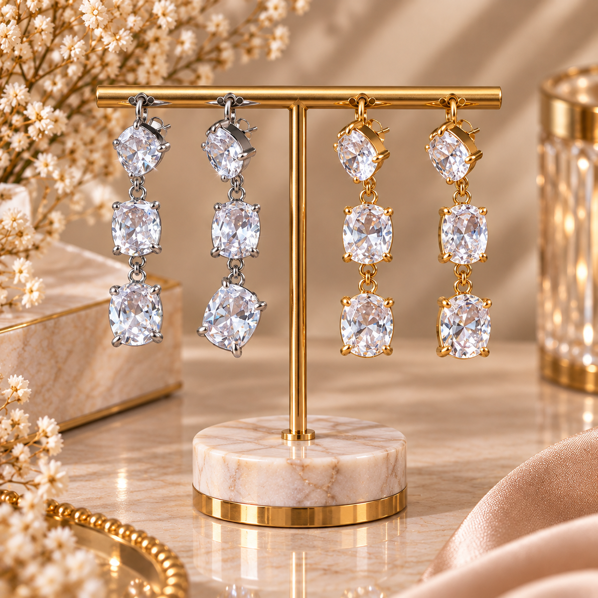 Boucles d’oreilles Cendrillon