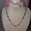 Collier trèfle scintillant Mallaury