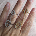 Bague chaîne Maille Marine Mathilda
