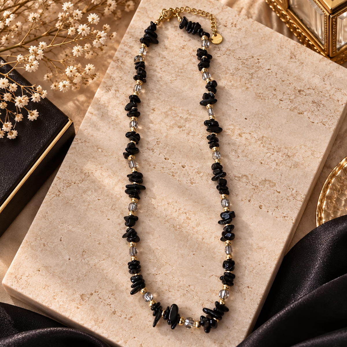 Collier Pierres naturelles Soumeya