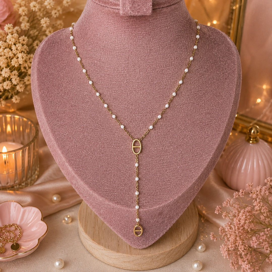 Collar de eslabones marinos Mathilda Y