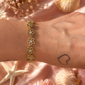 Bracelet Fleur Strass