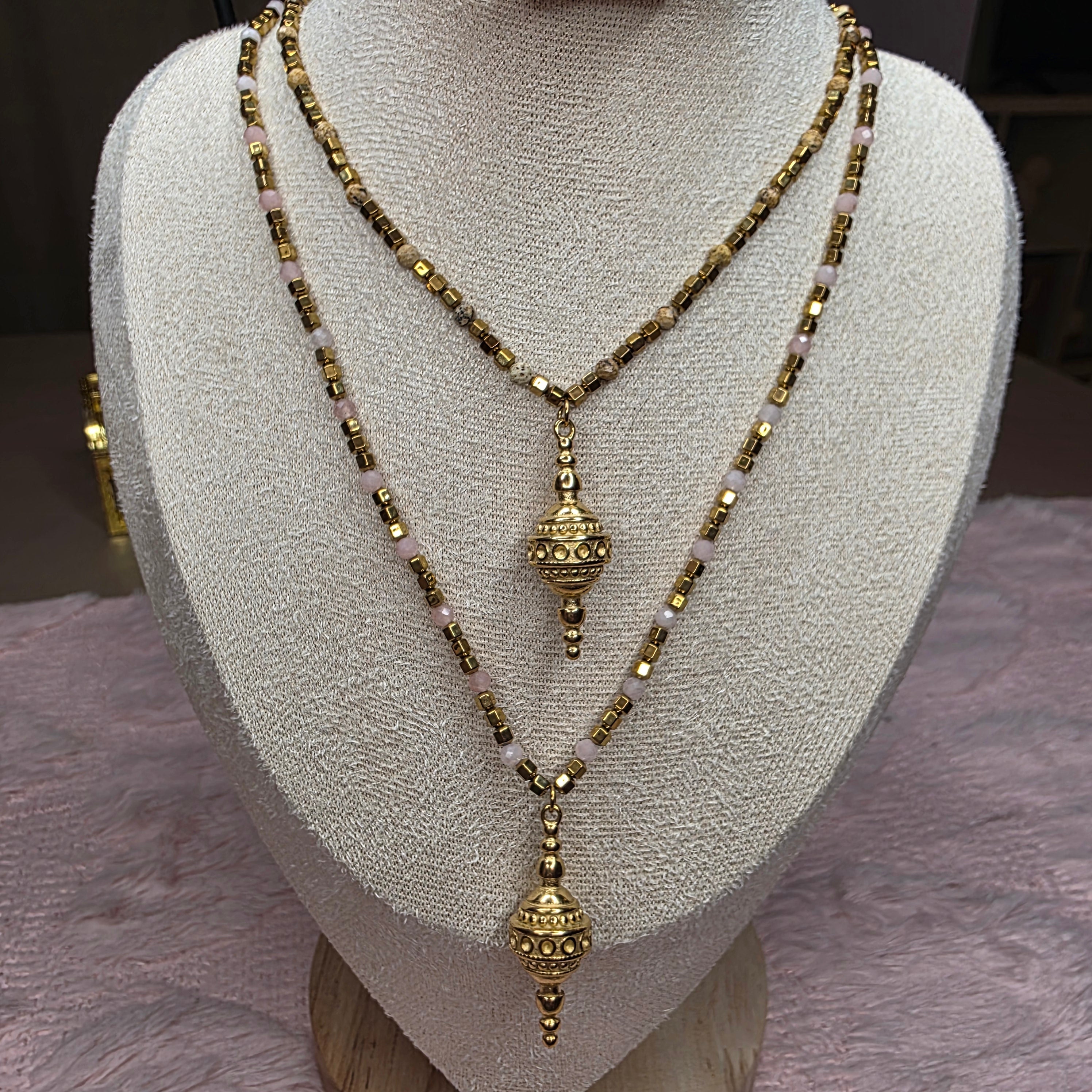 Collier Pierres naturelles impérial