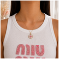 Collier Anti-Stress Marguerite Rose