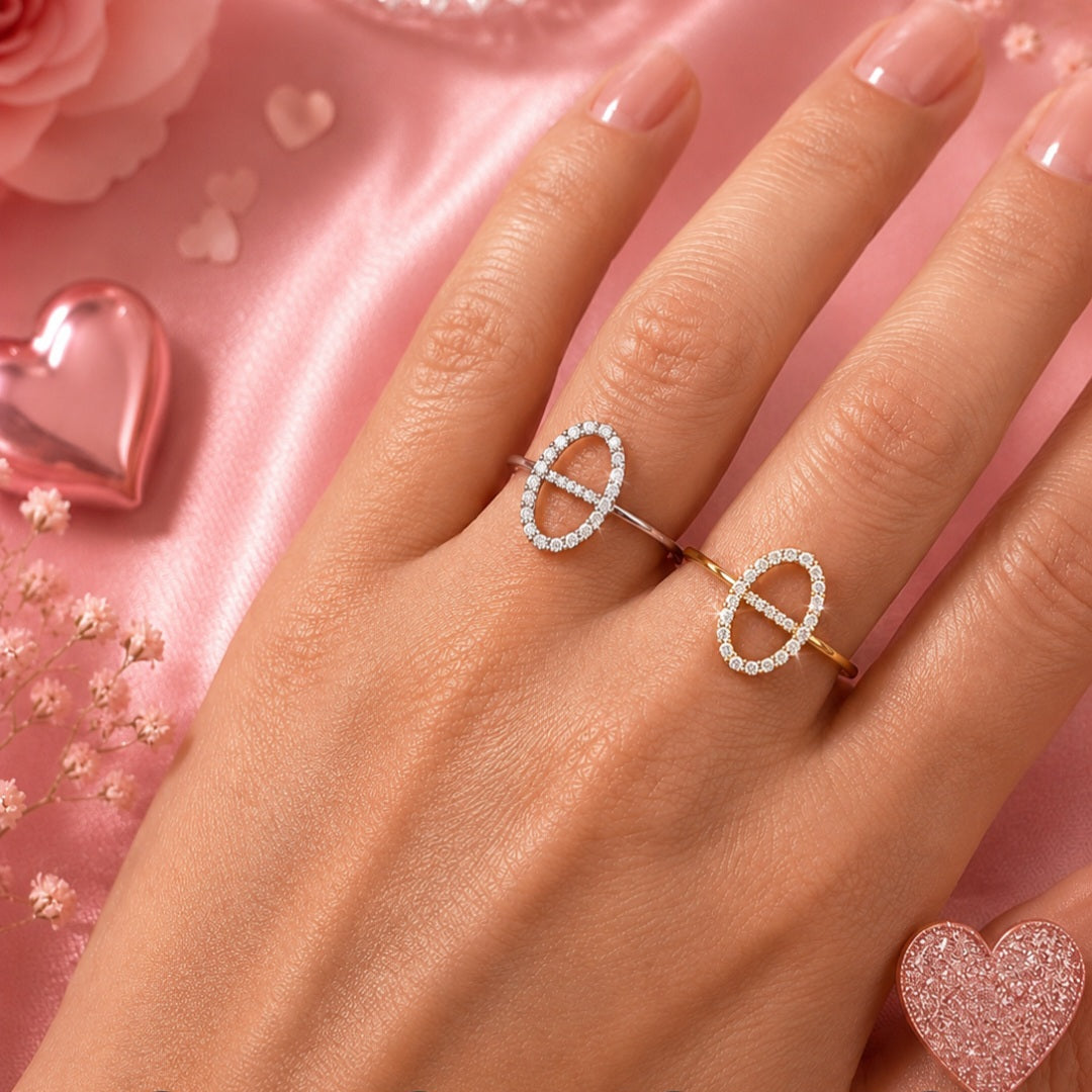 Bague Maille Marine Mathilda